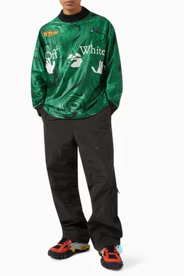 Buy Nike Green x Off-White Long-sleeve Jersey in Recycled Dri-fit
