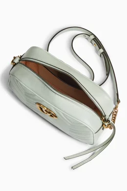 Buy Gucci Green Small GG Marmontl Shoulder Bag in Matelasse Leather For Women Online Ounass UAE