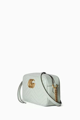Buy Gucci Green Small GG Marmontl Shoulder Bag in Matelasse Leather For Women Online Ounass UAE