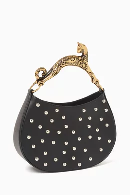 Studded hobo bag top