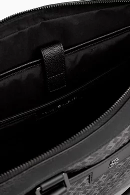 Buy Tommy Hilfiger Black Monogram Laptop Bag in Faux leather For Men Online Ounass UAE
