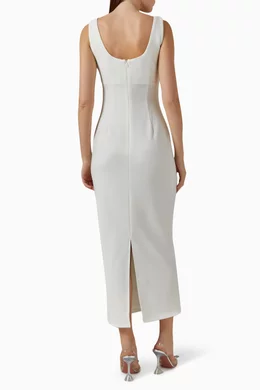 Buy Elliatt White Altea Midi Dress For Women Online Ounass UAE