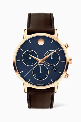Buy Movado Blue Museum Classic Chronograph Watch 42mm For Men Online Ounass UAE