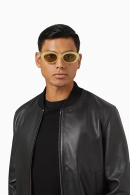 Buy Gentle Monster Yellow Unisex La Mode YC8 Sunglasses in