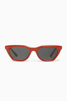 Buy Gentle Monster Orange Unisex Cookie OR2 Cat-eye Sunglasses in