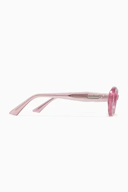 Buy Gentle Monster Pink Unisex July PC6 Oval-frame