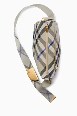 Buy Burberry Neutral Medium Shield Messenger Bag in Burberry