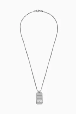Emporio armani dog tag top