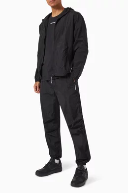 Buy Calvin Klein Performance Black Logo Joggers in Woven fabric For Men Online Ounass UAE