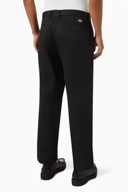 Buy WACKO MARIA Black x Dickies Pleated Pants in Cotton