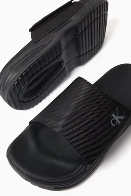 Chunky slide sandals store
