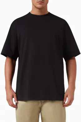 Buy Burberry Black Pear Print T shirt in Cotton For Men Online Ounass UAE