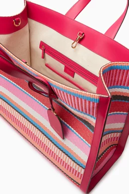 Kate spade striped tote cheap