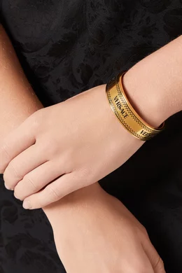 Buy Versace Gold 90s Vintage Logo Bracelet For Women Online Ounass UAE