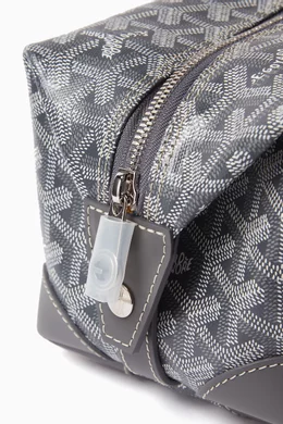 Buy Goyard Pre Loved Grey Unused Bowling 25 Toiletry Pouch in Goyardine Canvas For UNISEX Online Ounass UAE