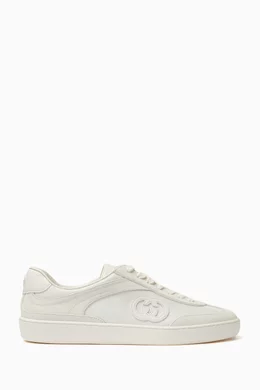 Buy Gucci Neutral GG Low top Sneakers in Suede Mesh For Men Online Ounass UAE