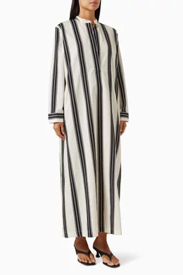 Striped kaftan deals