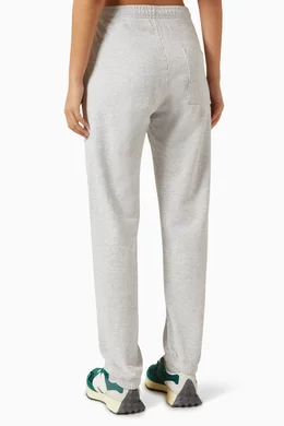 Buy Sporty Rich Grey H W Crest Sweatpants in Cotton blend For Women Online Ounass UAE