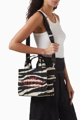 Buy Marc Jacobs Multicolour The Small Zebra Tote Bag in