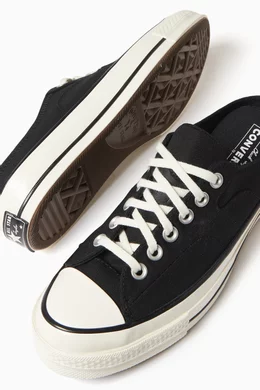 Buy Converse Black Chuck 70 Mules in Recycled Canvas For Women Online Ounass UAE
