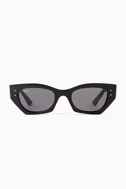 Buy Ray Ban Black Zena Bio based Sunglasses Sunglasses in Acetate For UNISEX Online Ounass UAE