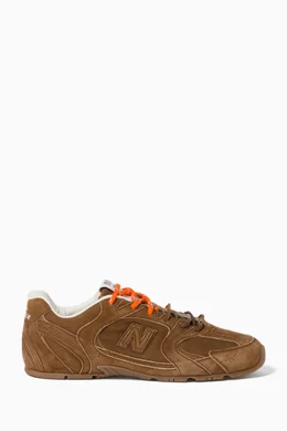New balance suede sneakers store