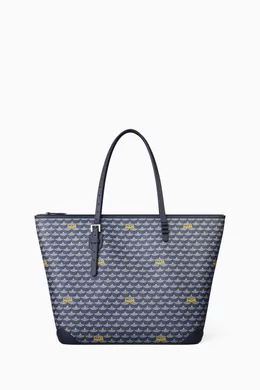 Buy Fauré Le Page Blue Daily Battle 35 Zip Tote Bag in Canvas
