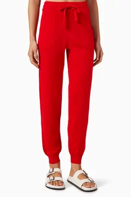 Buy ERES Red Star Sweatpants in Wool cashmere For Women Online Ounass UAE