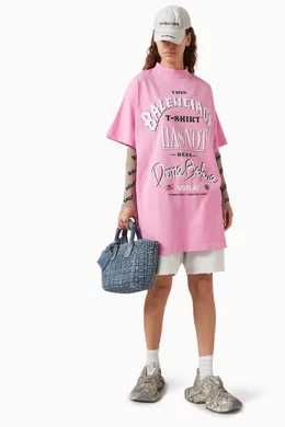 Buy Balenciaga Pink Unisex Not Been Done T-shirt in Vintage