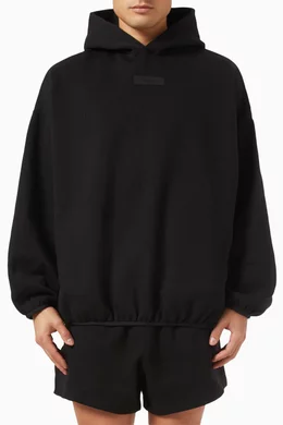 Essentials logo hoodie hot sale