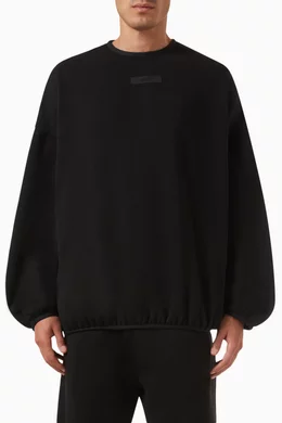 Essentials crew neck sweatshirt deals