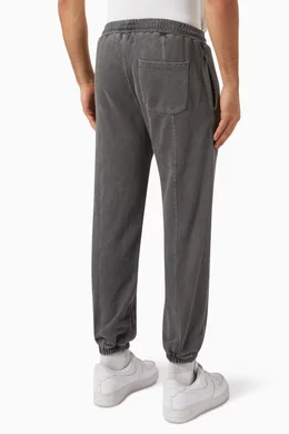 Buy Cole Buxton Grey Warm up Sweatpants in Cotton For Men Online Ounass UAE