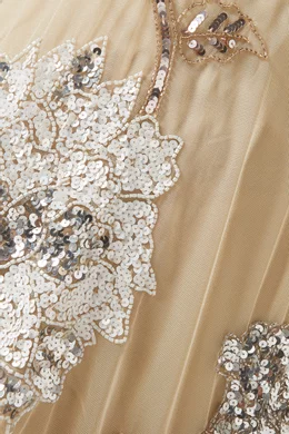 Embellished trapeze dress hot sale