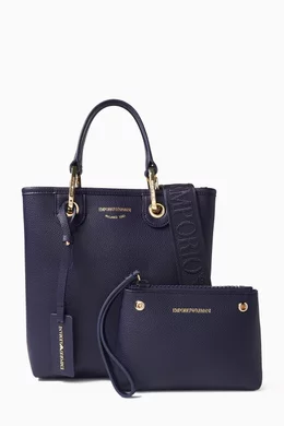 Emporio armani logo tote bag outlet