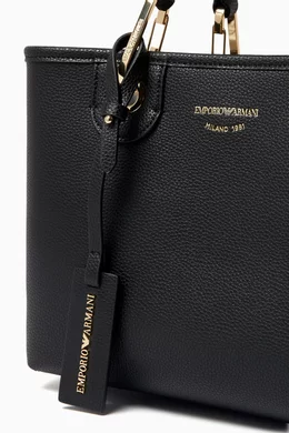 Emporio armani logo tote bag top