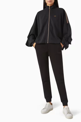 Emporio armani black sweatshirt clearance