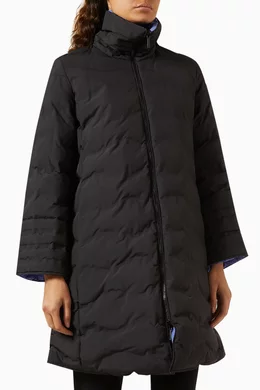 Buy Emporio Armani Black Reversible Padded Jacket For Women Online Ounass UAE