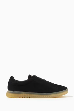 Emporio armani lace up sneakers sales