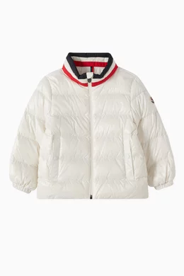 Buy Moncler Enfant White Vashiti Padded Down Jacket For Baby Boys Online Ounass UAE