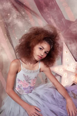 Buy Tutu Du Monde Silver Show Must Go On Long Tutu Dress in Tulle For Girls Online Ounass UAE