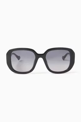 Gucci oversized round sunglasses outlet