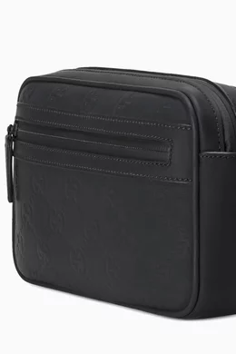 Buy Gucci Black GG Belt Bag in Rubber effect Leather For Men Online Ounass UAE