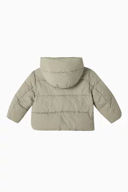 Emporio armani eagle print down padded jacket store