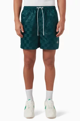 Buy Kith Multicolour Checkered Collins Swim Shorts in Satin For Men Online Ounass UAE