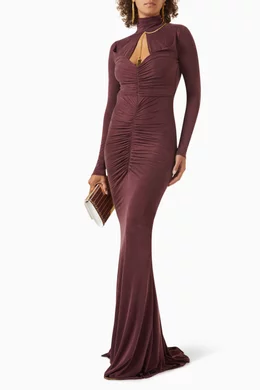 Elisabetta franchi red dress 2025