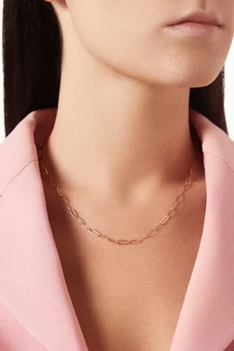 Lynx gold chain top
