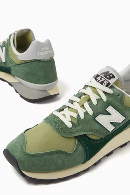 Buy New Balance Green 475 Sneakers in Mesh Suede For Men Online Ounass UAE