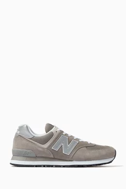 Buy New Balance Grey 574 Core Sneakers in Suede Mesh For Men Online Ounass UAE