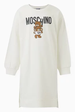 Moschino sweatshirt dress clearance