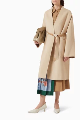 ジャケット・アウター ANASTASIA VIRGIN WOOL BELTED COAT SAND ANASTASIA VIRGIN WOOL BELTED COAT SAND